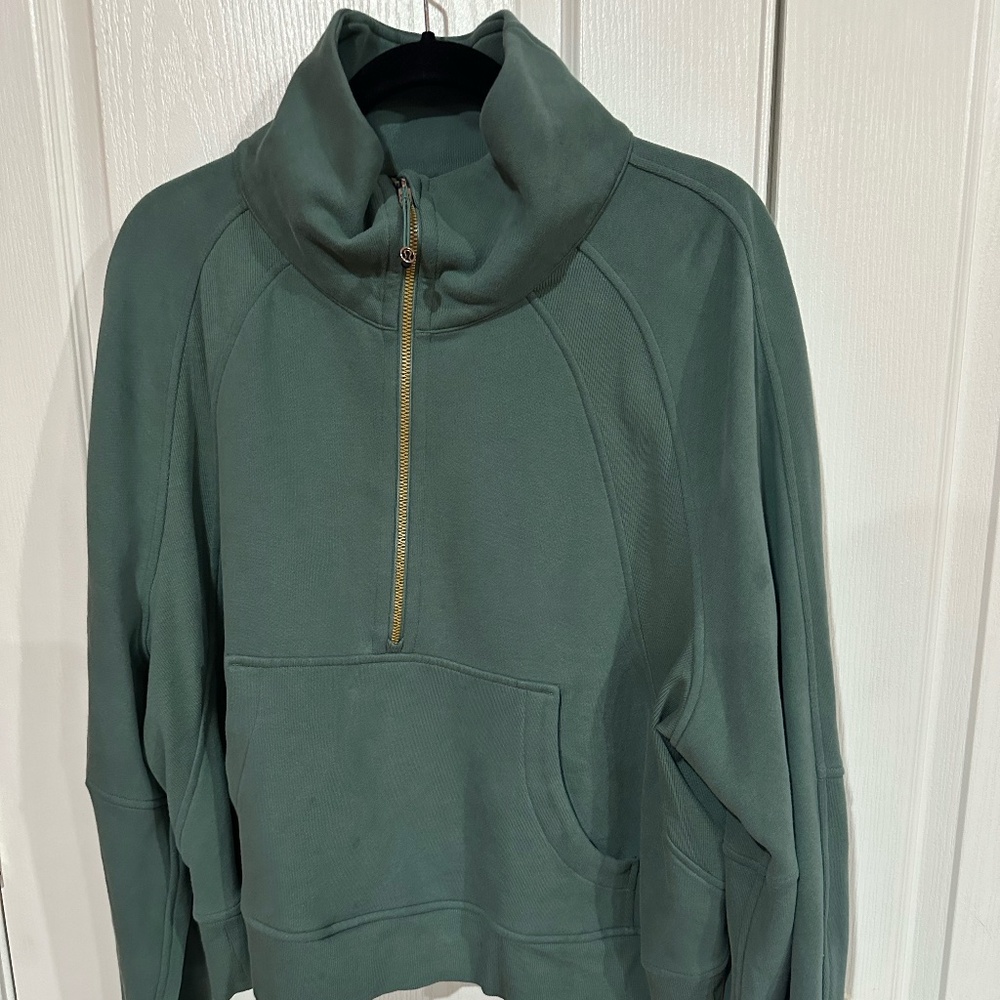 Lululemon Scuba Oversized Half Zip Hoodie *Gold Zip (Limited Edition)